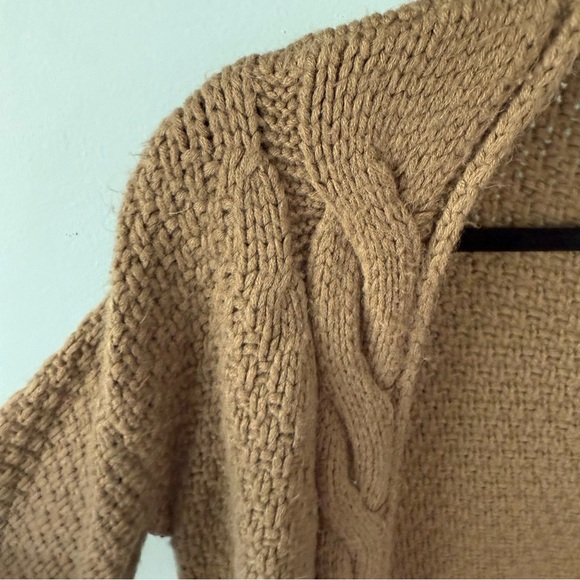 Wishlist Green Cable Knit Cardigan Sweater - Picture 3 of 6